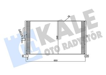 Klima Radyatörü  KALE 345740  C2S1232 C2S43484 C2S5302 4H19710AA