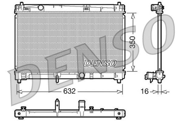 Su Radyatörü  DENSO DRM50009