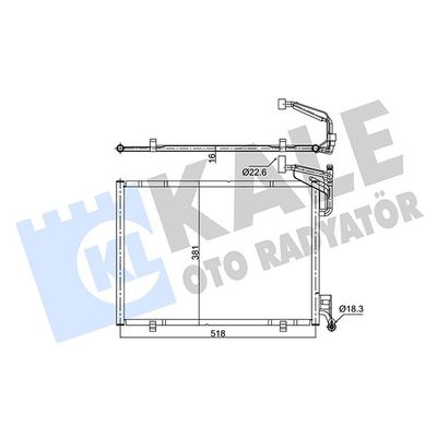 Klima Radyatörü  KALE 357315