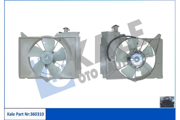 Radyatör Fan ve Motoru  KALE 360310