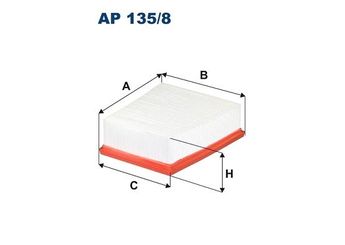 Hava Filtresi  FILTRON AP 135/8  165467860R 2000940400 200 094 04 00 A2000940400 A 200 094 04 00 1654600Q4G 16546-00Q4G 165460543R 16 54 605 43R 16 54 678 60R