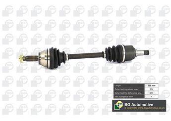 Aks Komple Ön Sol BSG 30-350-006  94AG3A428DA 1014111 5024574 5024575 5026653 6596778 6596779 91AX3220DA 91 AX 3220 DA R91AX3220CA R91AX-3220-CA R92AX3220DA R92AX-3220-DA
