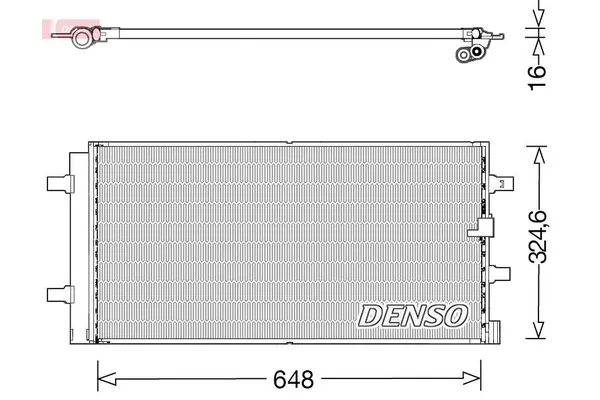 Klima Radyatörü  Audi S6 Sedan (4GC)(09.2014->)  DENSO DCN02044