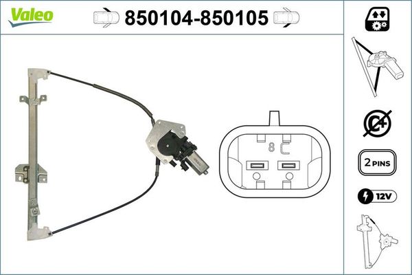 Cam Krikosu Ön Sol VALEO 850104