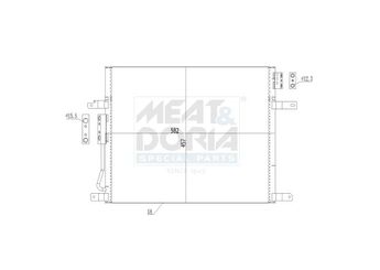 Klima Radyatörü  VALEO 814443  55116931AA K55116931AA