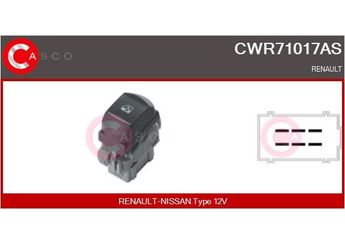 Cam Açma Düğmesi Ön Sağ SAGEM 500013  8200315013 8200414962