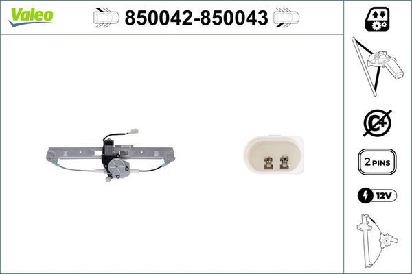 Cam Krikosu Arka Sol BMW 3 Serisi Sedan (E46)(1998->)  VALEO 850042