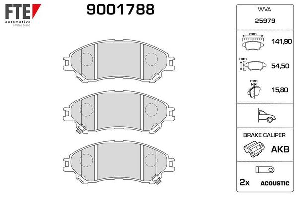 Fren Disk Balata Ön FTE 9001788