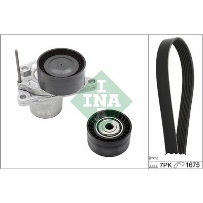 Vantilatör Kayış Seti  Renault Scenic IV (2016->)  INA 529 0247 10