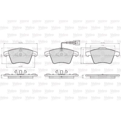 Fren Disk Balata Ön VALEO 872746