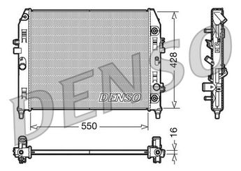Su Radyatörü  DENSO DRM44009  DRM44009 LFG115200E