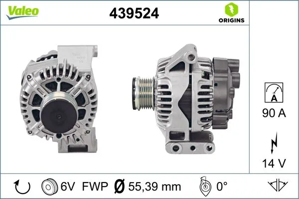 Alternatör  VALEO 439524