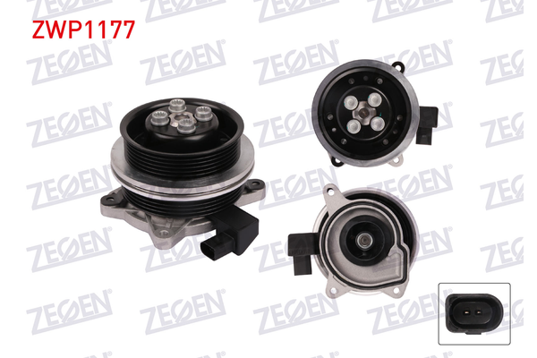 Devirdaim Su Pompası  Audi A1 (8X1)(08.2010->)  ZEGEN ZWP1177