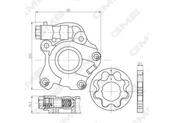 Yağ Pompası  GMB GOAS-137A  1510021030 15100-21030