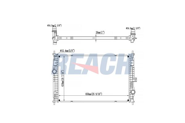Su Radyatörü  Fiat E- Doblo (361) Combi (2022->)  ORİS BSU027016