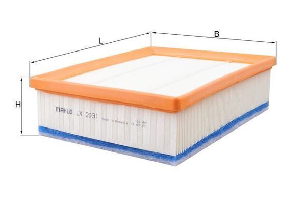 Hava Filtresi  Land Rover Defender (LD)(10.2002->)  MAHLE LX 2031