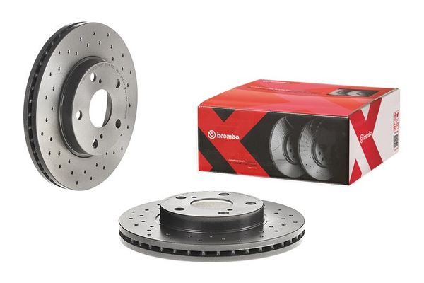 Fren Disk Ayna Ön Sağ ve Sol Toyota Corolla (E15)(2006->)  BREMBO 09.A865.1X