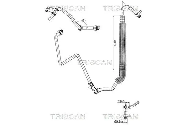 Klima Hortumu  PSA ORJINAL 9670982980