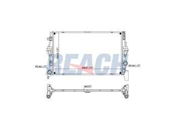 Su Radyatörü  BEHR CR 902 000P  A4475010201 4475010201