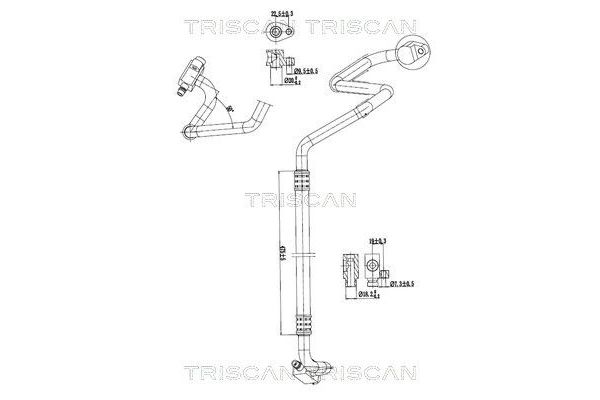 Klima Hortumu  PSA ORJINAL 1620301280