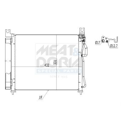 Klima Radyatörü  MAHER 10923