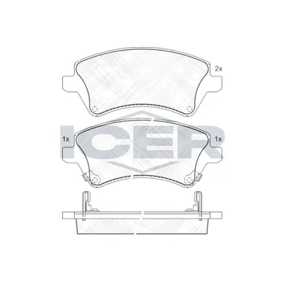 Fren Disk Balata Ön Toyota Corolla Combi SW (E12)(2002->)  KRAFTVOLL 07010081