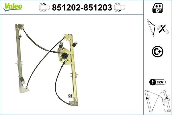 Cam Krikosu Ön Sol VALEO 851202