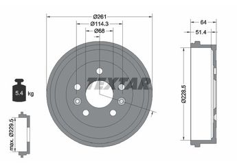 Kampana Arka Sağ veya Sol RENAULT ORJINAL 432064199R  432061754R 8200835832 4320000Q2H 432006019R 432066923R