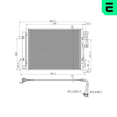 Klima Radyatörü  Kia Venga (YN)(2010->)  ERA 667424