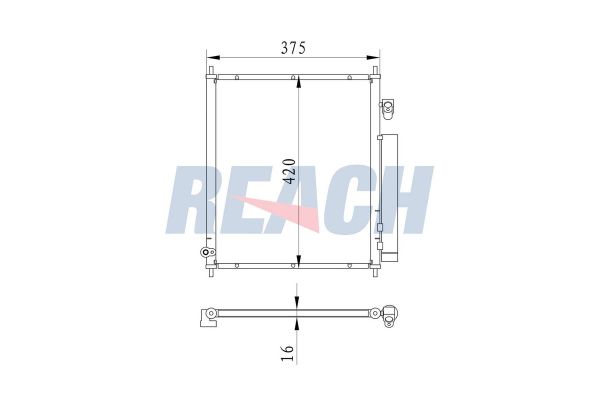 Klima Radyatörü  Honda Jazz (GD1/5)(01.2002->)  ORİS CHN813016