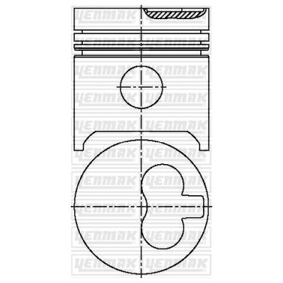 Piston (94.00MM-0.60)  YENMAK 31-03894-060