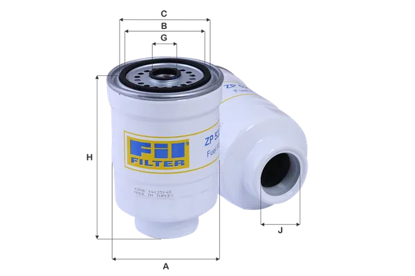 Yakıt Filtresi  Mitsubishi Pajero Sport (K90)(1999->)  FIL FILTRE ZP 522 F