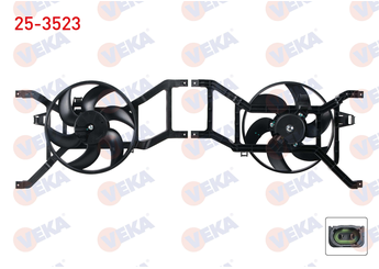 Radyatör Fan ve Motoru  VEKA 25-3523  214812180R 21 48 121 80R 214817807R 21 48 178 07R 8200779073 82 00 779 073 8200832493 82 00 832 493