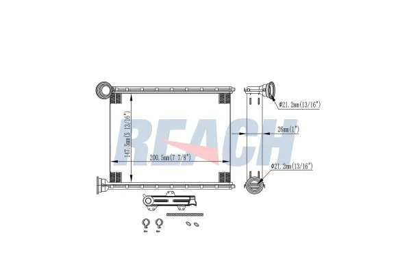 Kalorifer Radyatörü  Renault Talisman Grandtour (11.2015->)  VALEO 812007