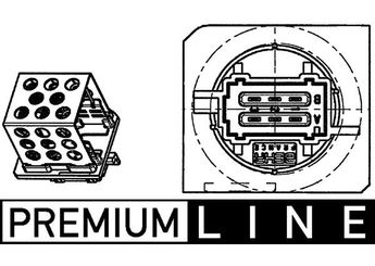 Kalorifer Rezistansı  MAHLE ABR 91 000P  6450EN 6450.EN