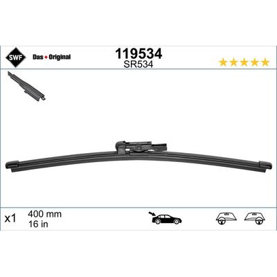 Silecek Süpürgesi Arka  400 mm - 16 inç SWF 119534