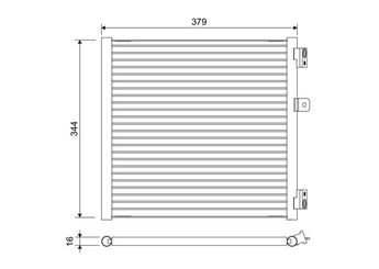 Klima Radyatörü  VALEO 822660  99157311104 822660 991 573 111 04
