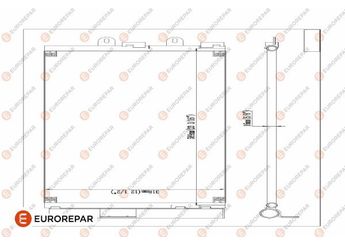 Klima Radyatörü  EUROREPAR 1609636680  1609636680 51712975 51763472