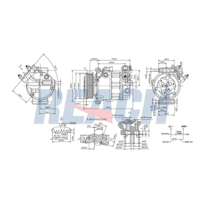 Klima Kompresörü  Ford Focus S.Wagon (CB8)(2010->)  VALEO 811191