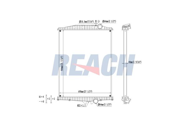 Su Radyatörü  RADISEN RR 65463