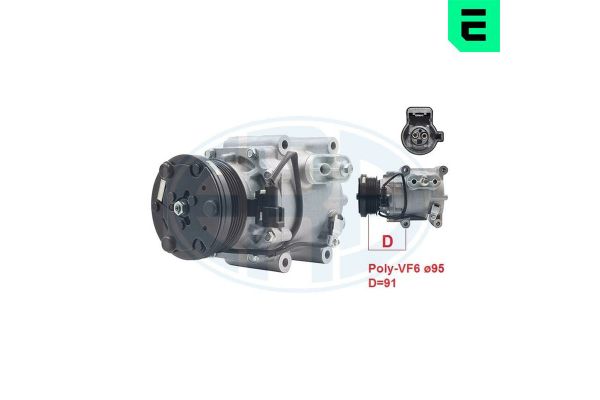 Klima Kompresörü  Ford Focus 3/4/5 Kapı (CAK)(1998->)  ERA 670002