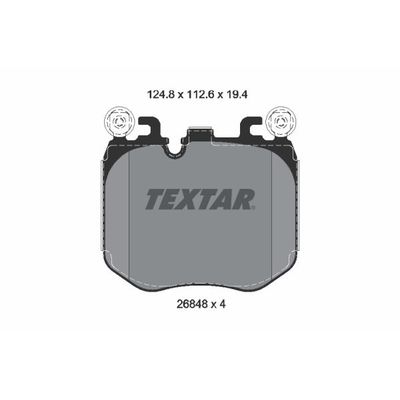 Fren Disk Balata Ön TEXTAR 2684801