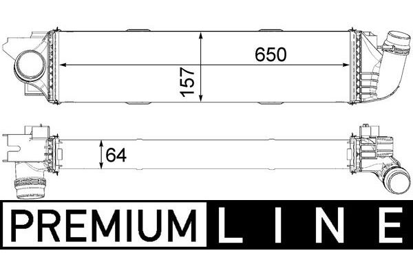 Turbo Radyatörü  MAHLE CI 31 000P