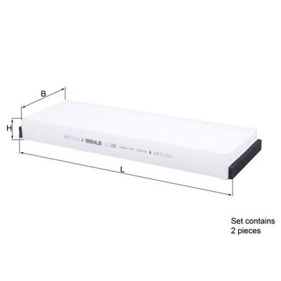 Polen Filtresi  Audi A6 Sedan (4F2)(03.2004->)  MOTOCAR 6200 115-2