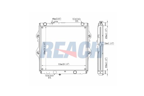 Su Radyatörü  ORİS BTO165026