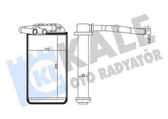 Kalorifer Radyatörü  KALE 358645  79110S04G01 79110S73A01
