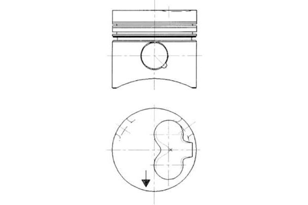 Piston (76.51MM-STD)  KING PISTON 18-7050760