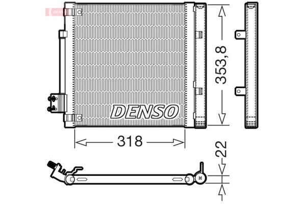 Klima Radyatörü  DENSO DCN99082