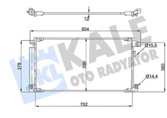 Klima Radyatörü  ORİS CTO113012  88460F4040