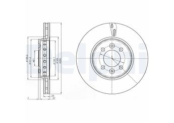 Fren Disk Ayna Ön Sağ ve Sol DELPHI BG4536C  402069518R 402060540R 4020 605 40R 402065616R 402068053R 8671005975 402065719R